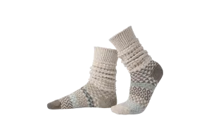 Fusion Slouch Socks in Seashell