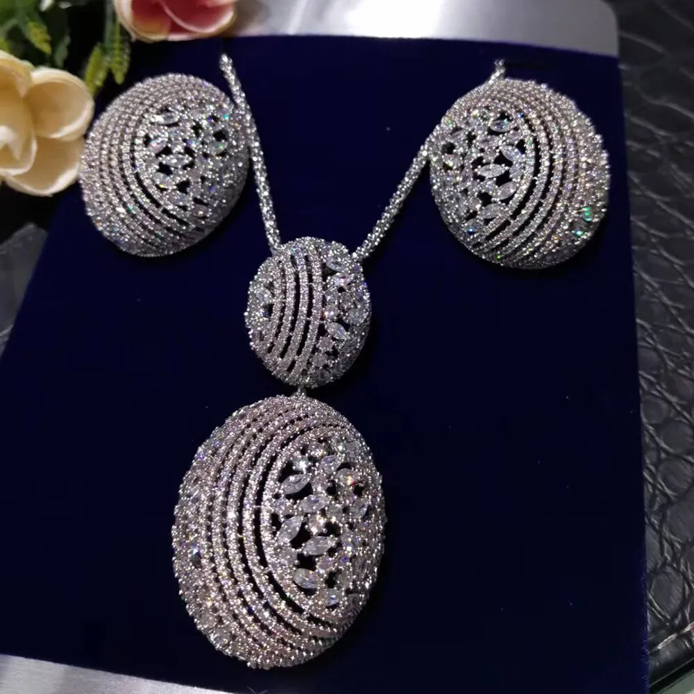 GODKI Luxury African Bangle Ring Sets Fashion Dubai Bridal Jewelry Sets For Women Wedding brincos para as mulheres 2022