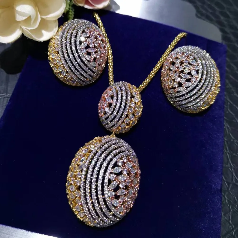 GODKI Luxury African Bangle Ring Sets Fashion Dubai Bridal Jewelry Sets For Women Wedding brincos para as mulheres 2022