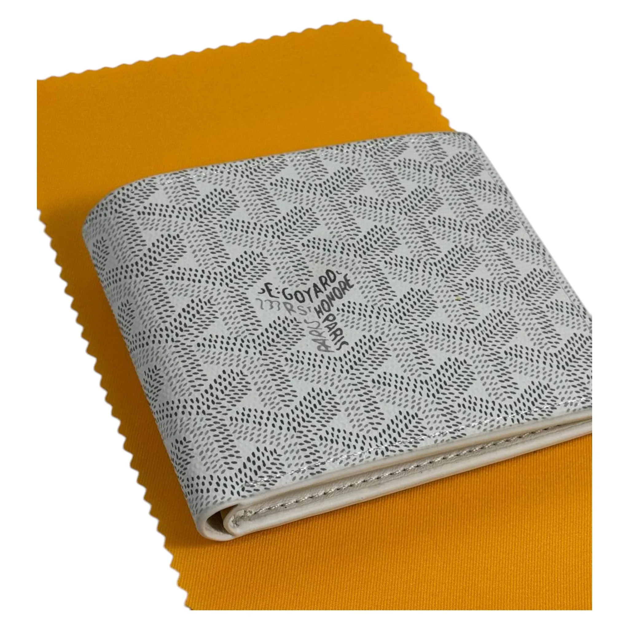 Goyard White Monogram Bifold Wallet