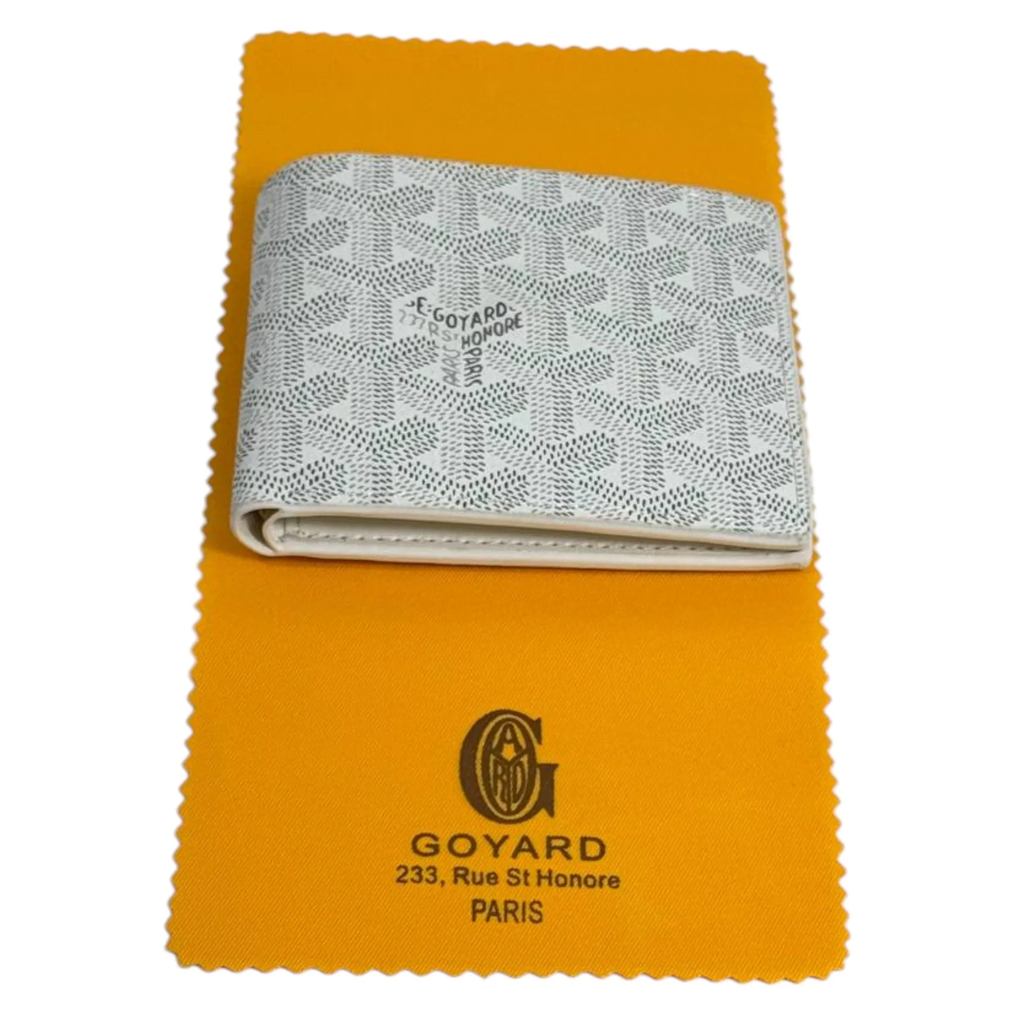 Goyard White Monogram Bifold Wallet