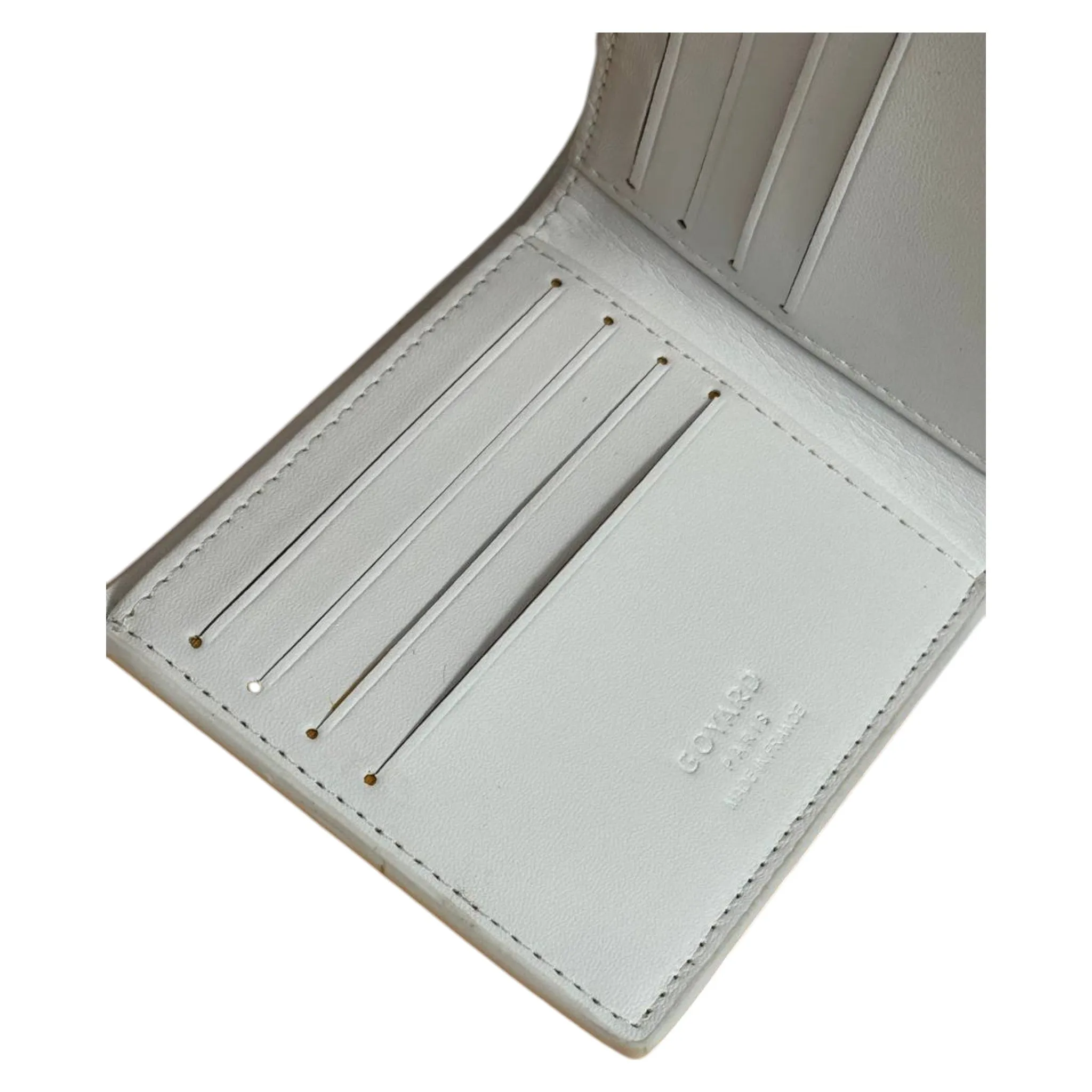 Goyard White Monogram Bifold Wallet