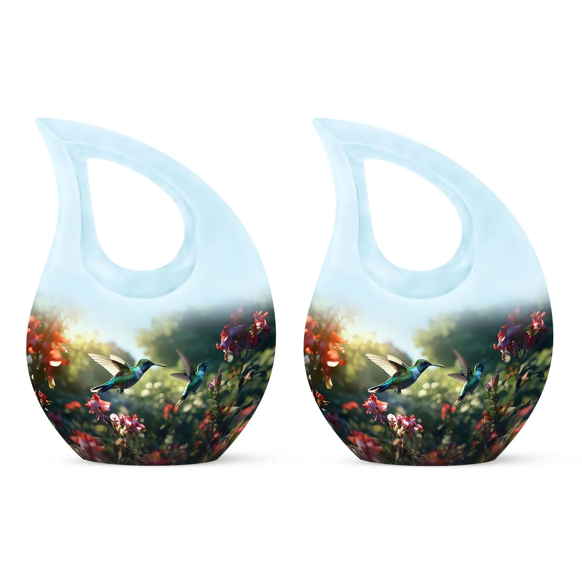 Graceful Glide: Humming Bird Themed Cremation Keepsake Urn