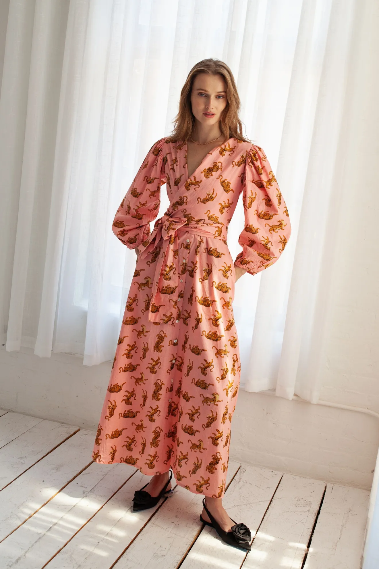 Guadalupe Design - Tiger Monica Dress