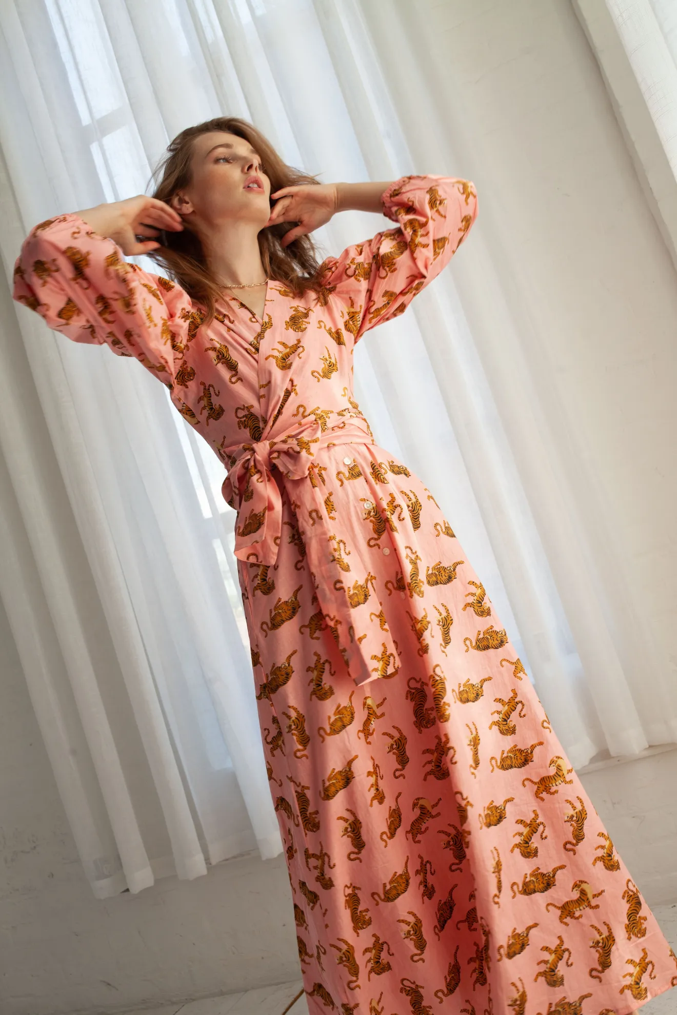 Guadalupe Design - Tiger Monica Dress