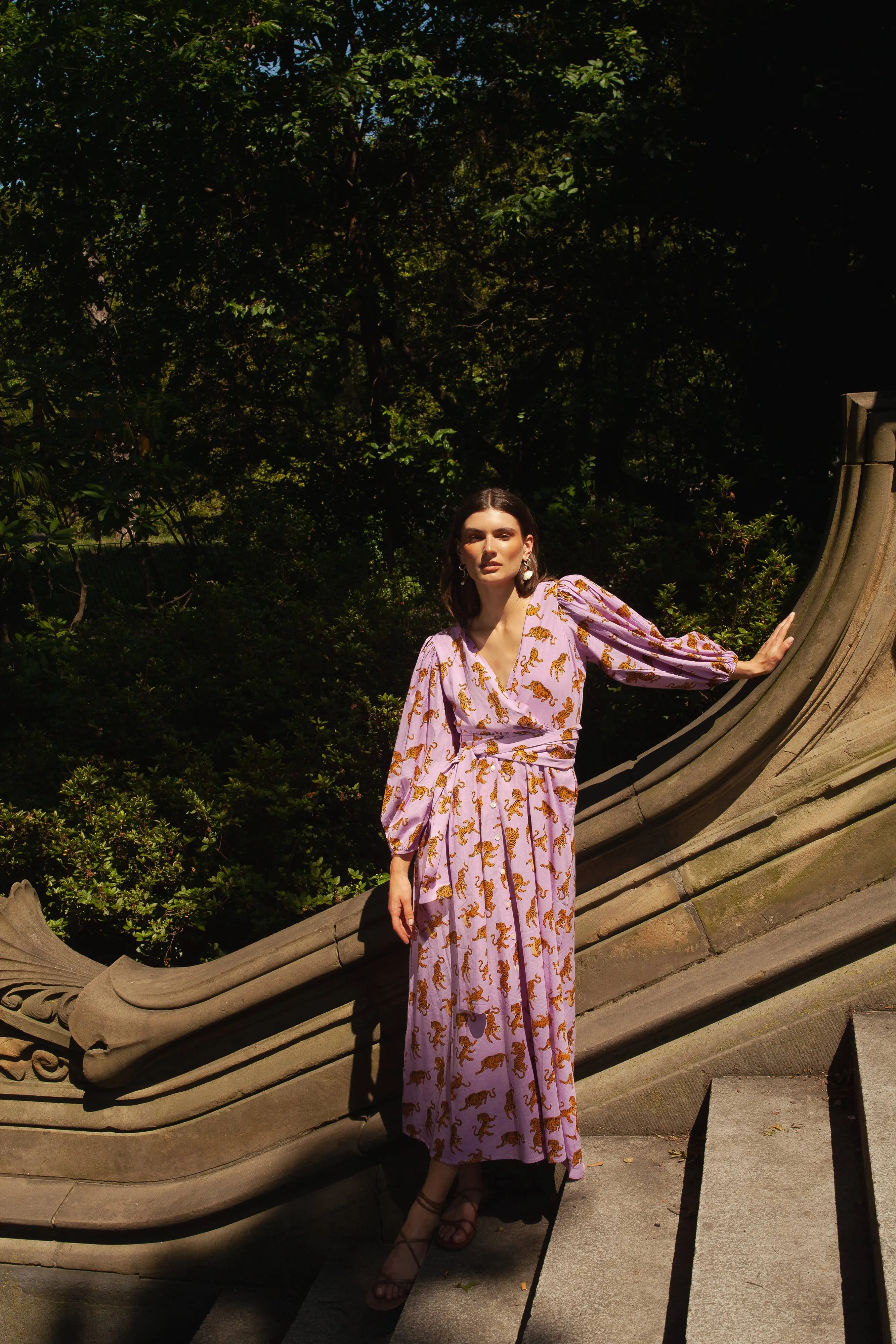 Guadalupe Design - Tiger Monica Dress