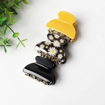Hair Clip Daisy Claw Clamps 3pack