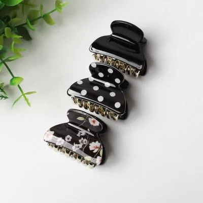 Hair Clip Daisy Claw Clamps 3pack