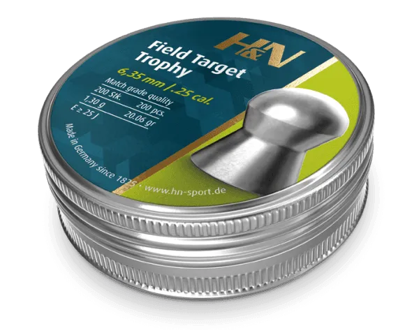 H&N Field Target Trophy | 6.35mm | 1.30g | 20.06gr | 200 Pcs