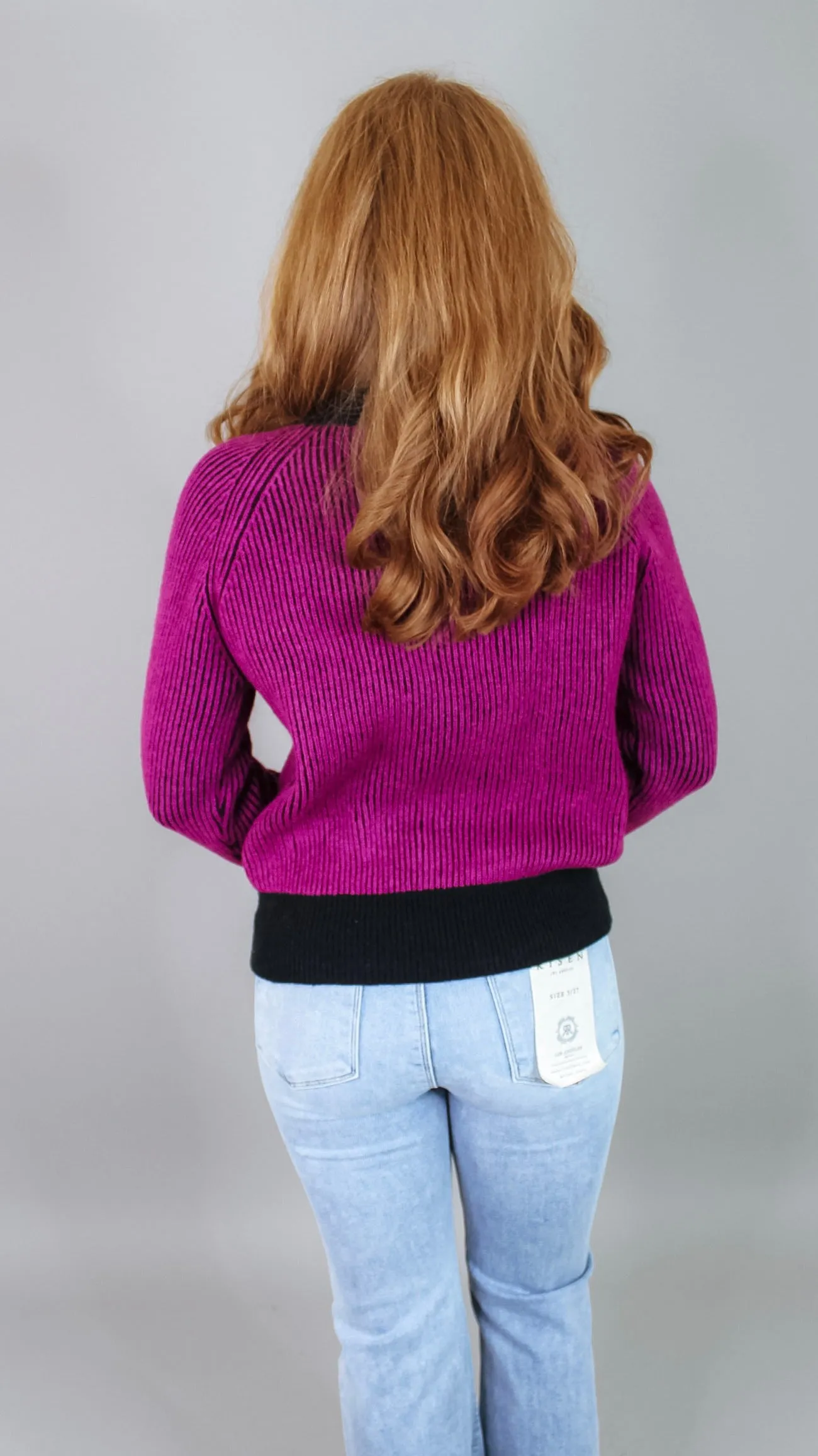 Harper Magenta Sweater