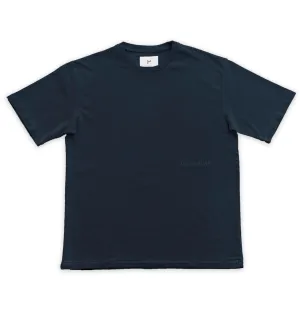 Haven Surf - Base Heavy Weight  OS Tee w/ embroidery - Dark Navy