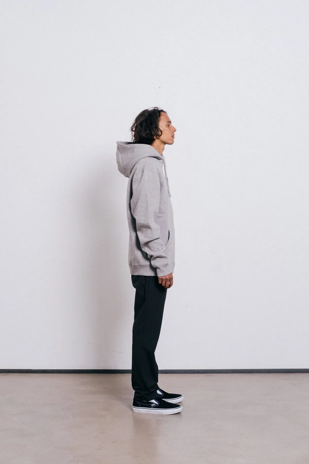 Haven Surf - Base Hood  w/ H - logo patch - Heather Grey