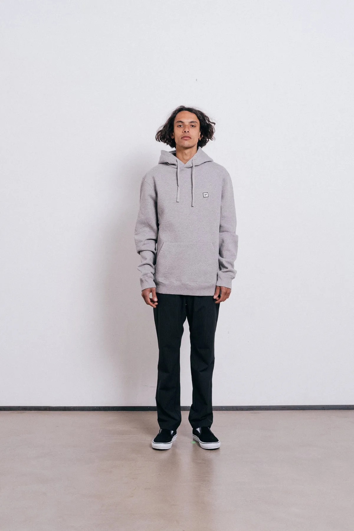 Haven Surf - Base Hood  w/ H - logo patch - Heather Grey