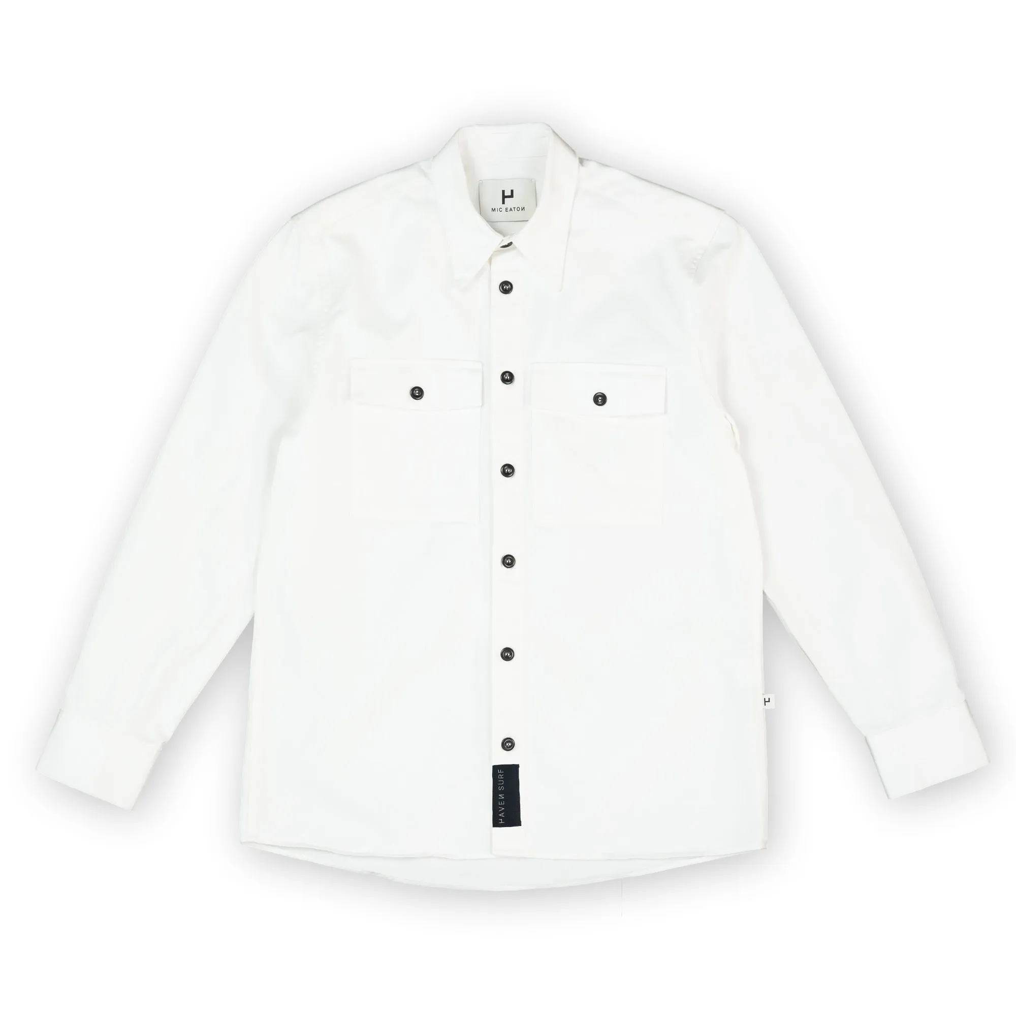 Haven Surf - Base Twill Over Shirt - White