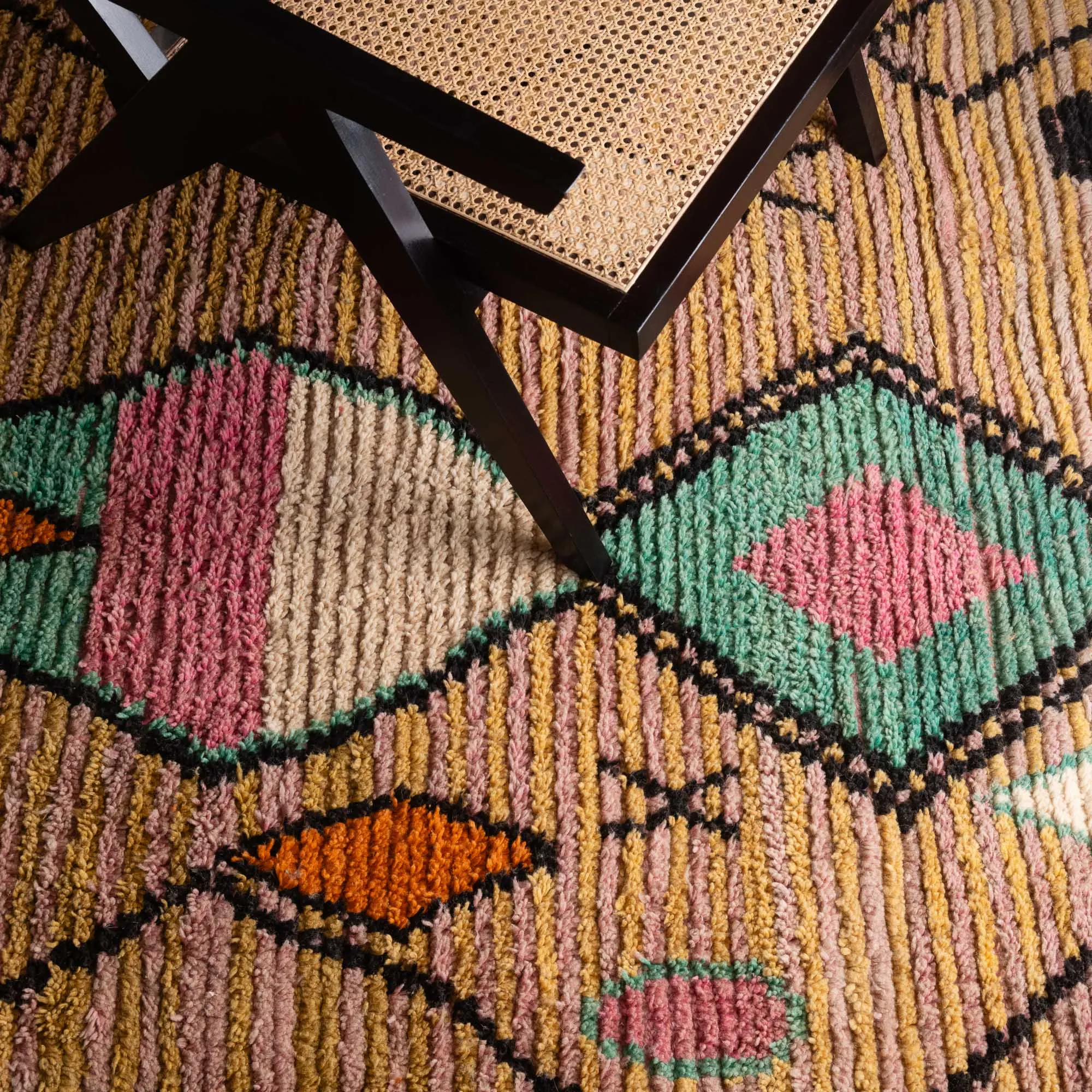 Herru - vintage boujad rug