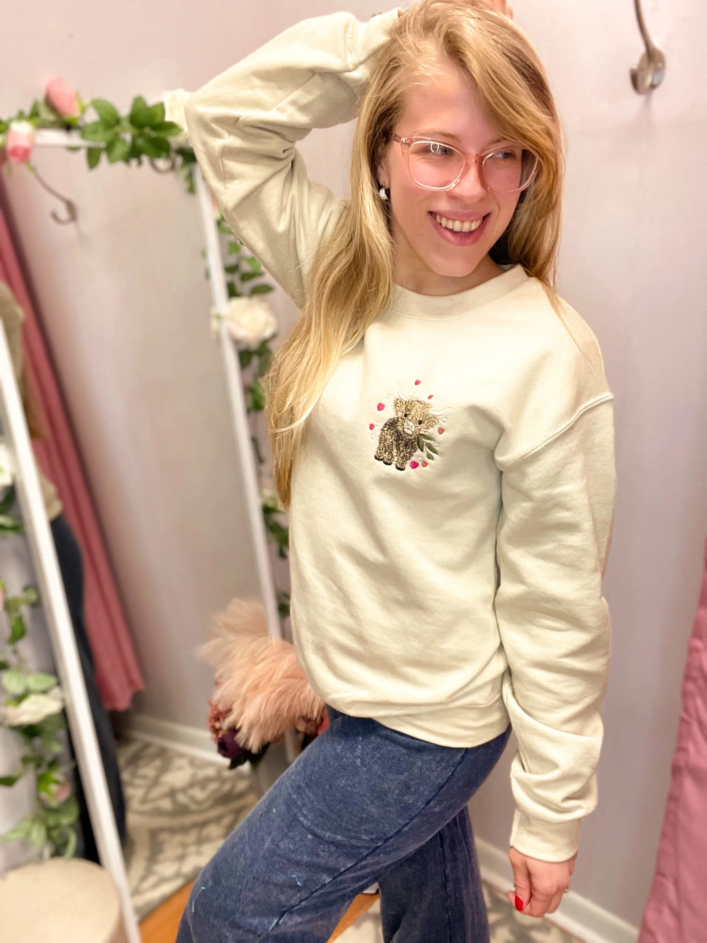 Highland Cutie Crewneck