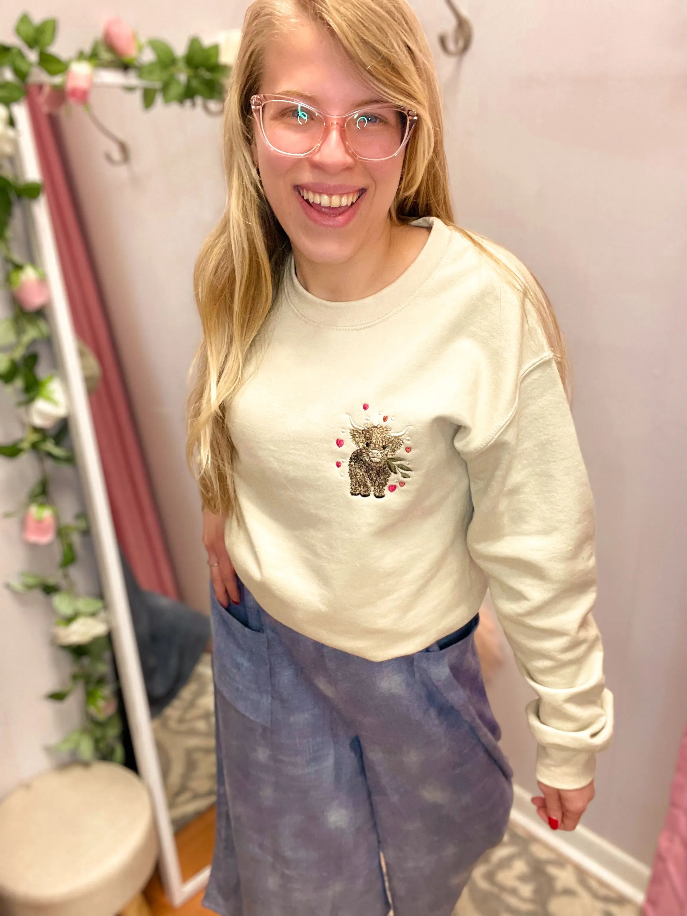 Highland Cutie Crewneck