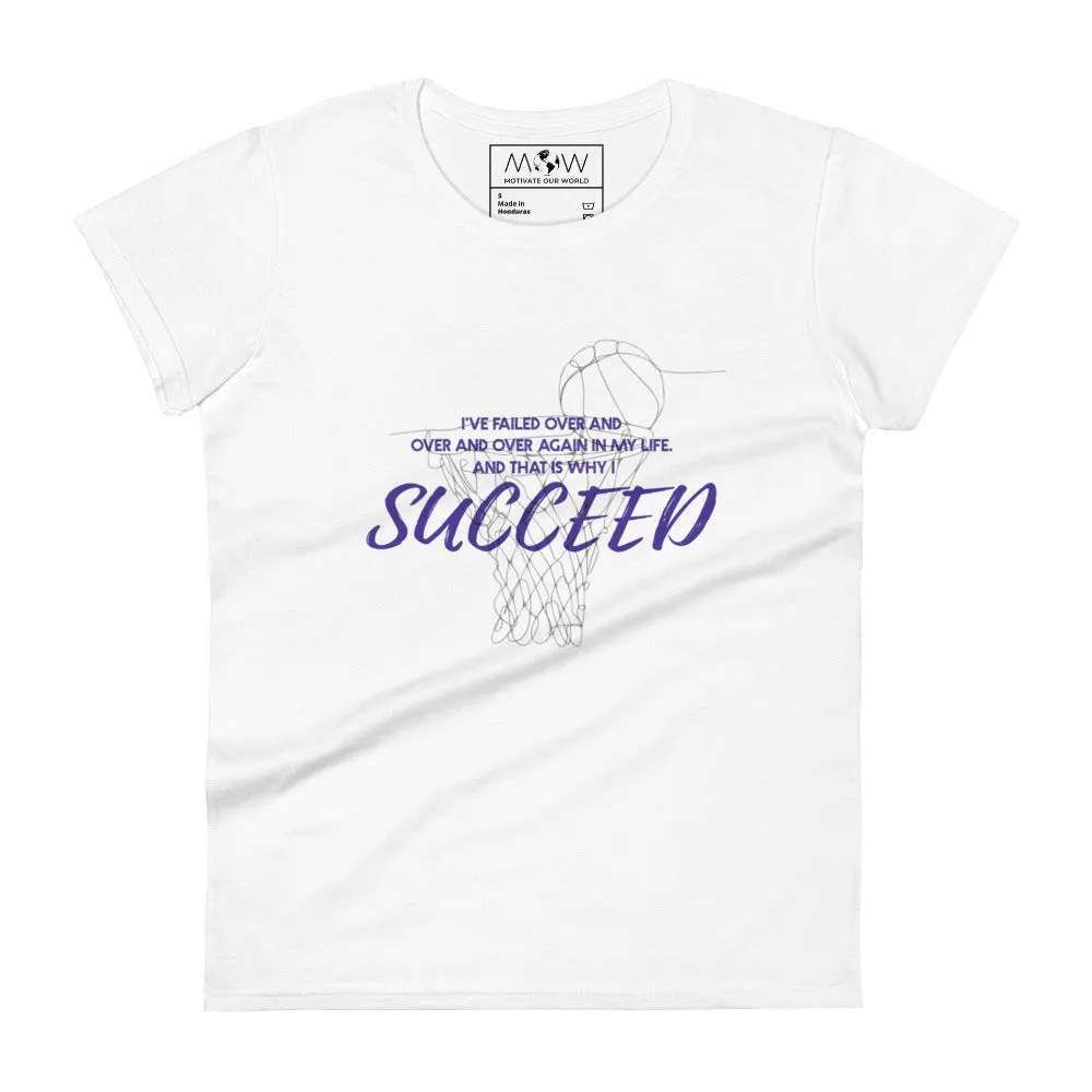 I Succeed Basketball Women’s T-Shirt