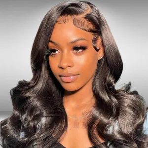 Invisible HD 13x4 Lace Front Wig Body Wave Real Human Hair Transparent Lace