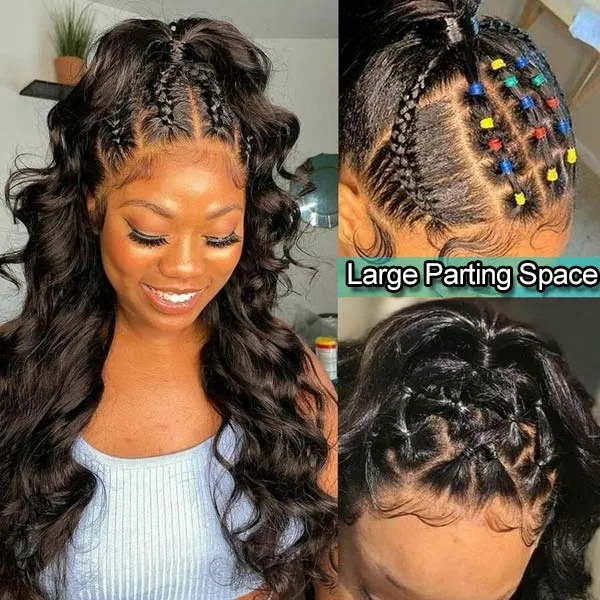 Invisible HD 13x4 Lace Front Wig Body Wave Real Human Hair Transparent Lace