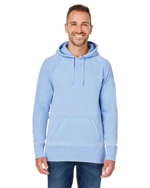 J America Vintage Zen Fleece Pullover Hood | Chambray