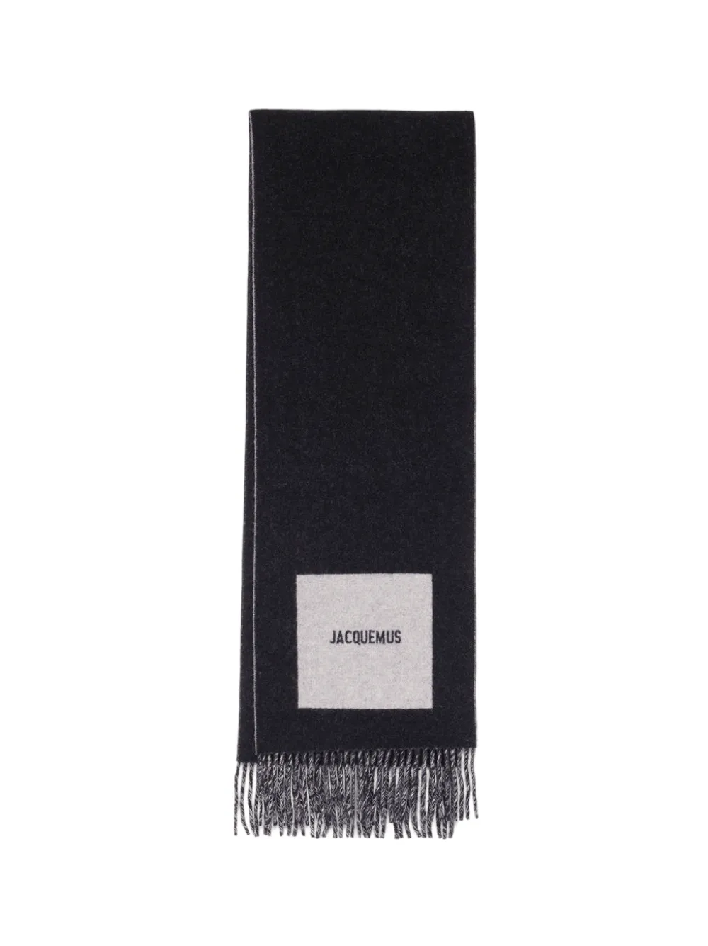 Jacquemus l'Echarpe Rond Carre in Multi-Black