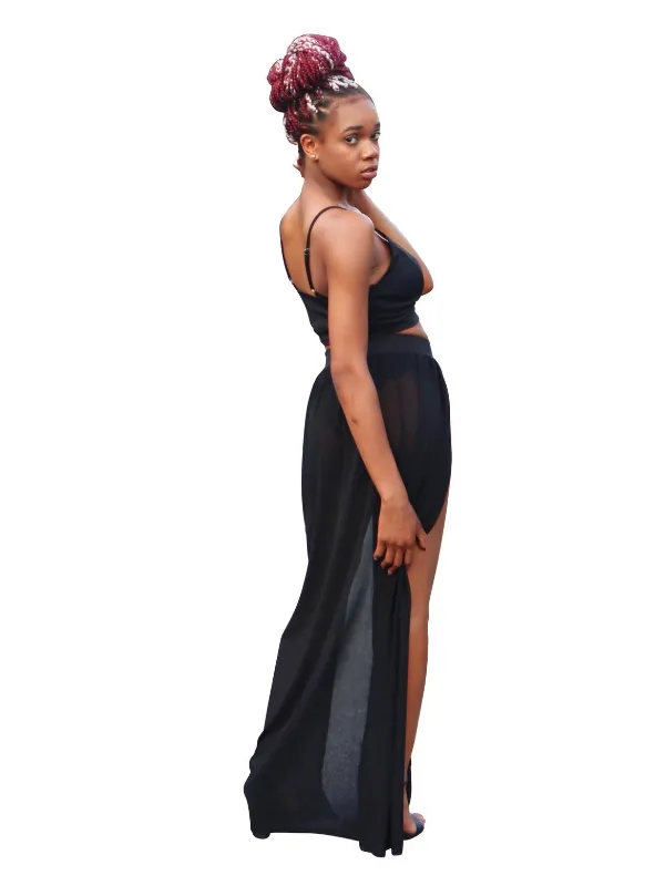 Jamaican flow-Two piece skirt set
