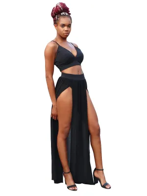 Jamaican flow-Two piece skirt set