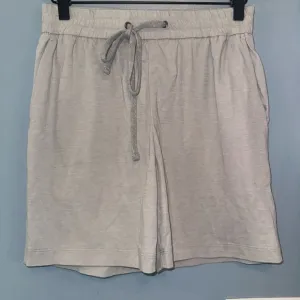 James Perse 100% Cotton Drawstring Women’s Shorts Fog High Rise NWT