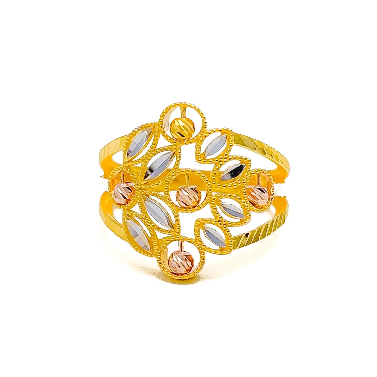 Jazzy Graceful 22k Gold Ring