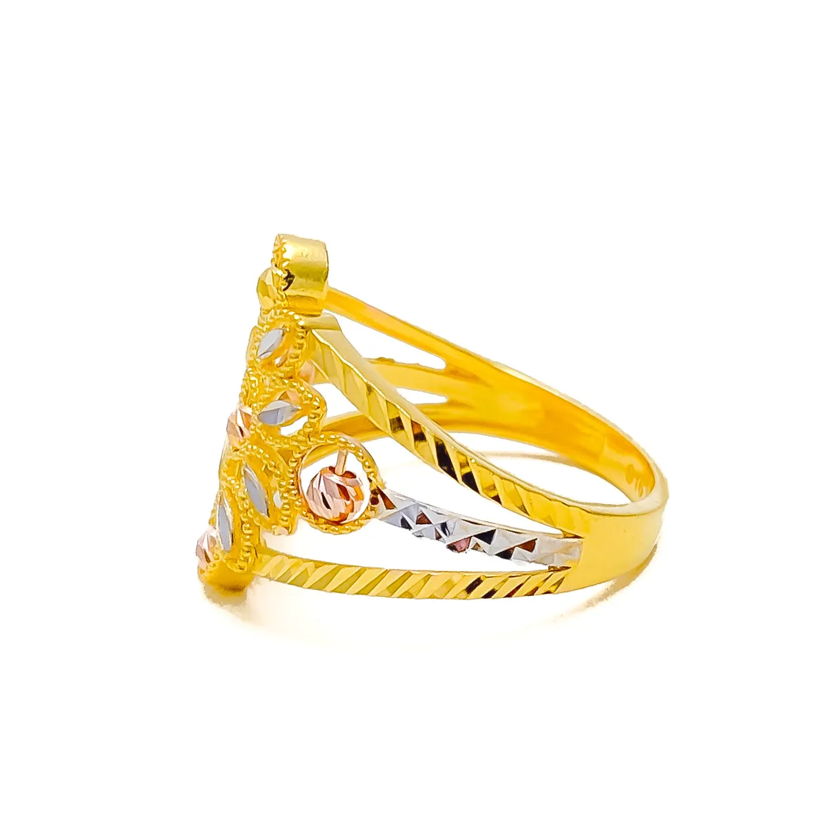 Jazzy Graceful 22k Gold Ring