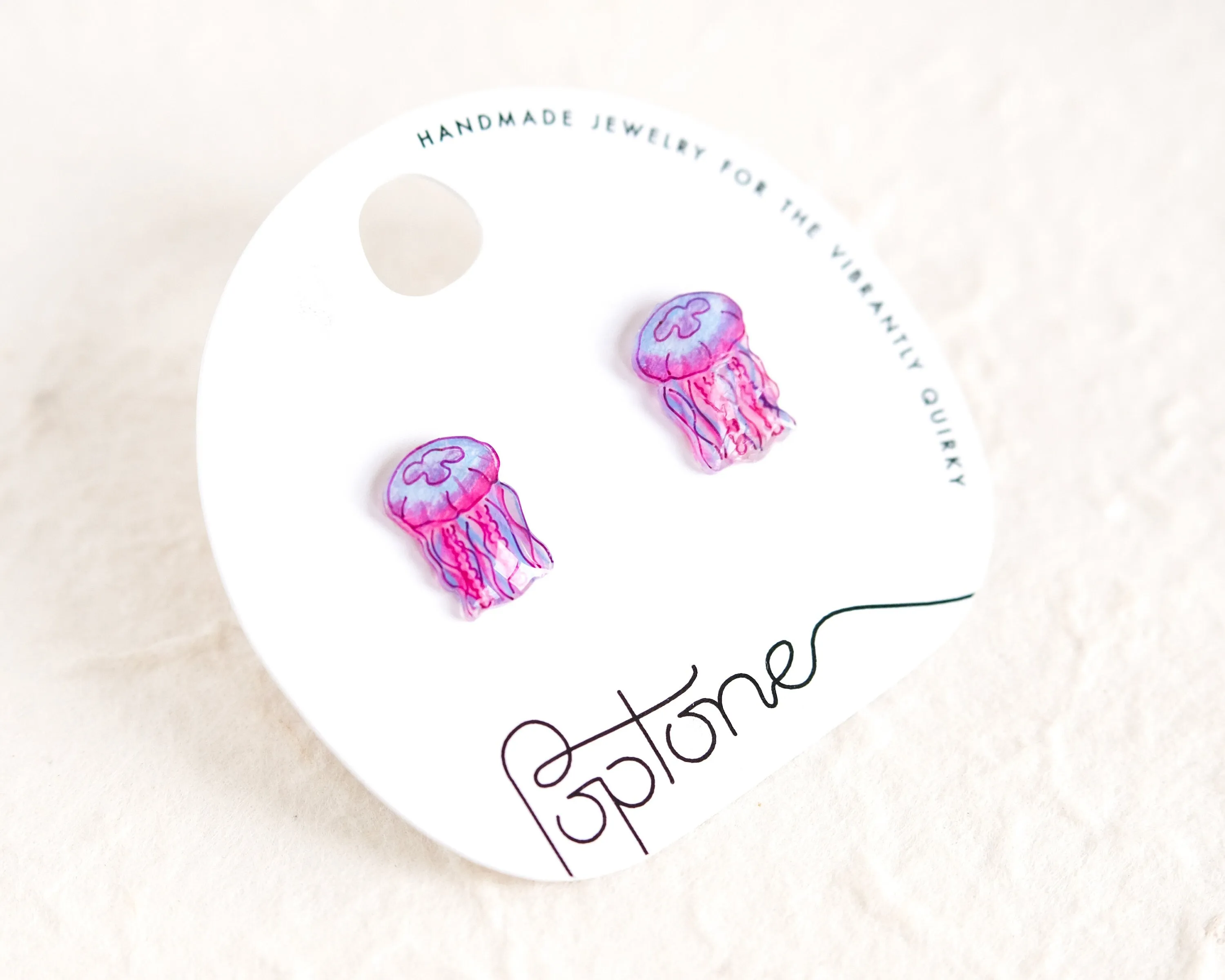 Jellyfish Stud Earrings