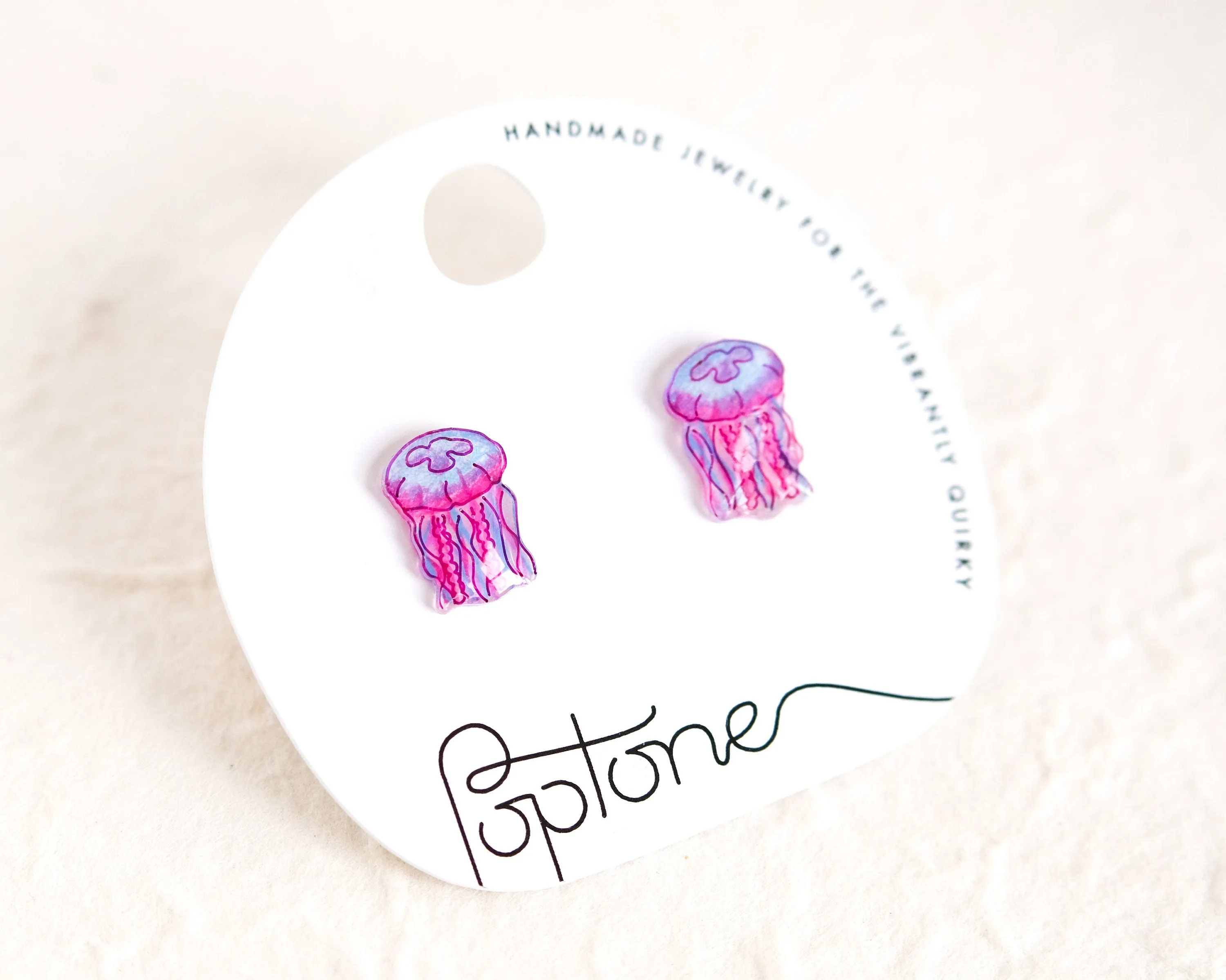 Jellyfish Stud Earrings