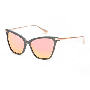 Jetsetter Sunglasses | Grey & Rose Gold
