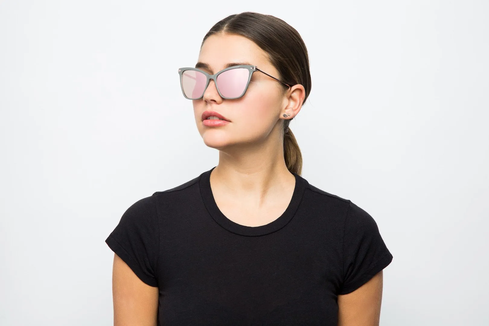 Jetsetter Sunglasses | Grey & Rose Gold