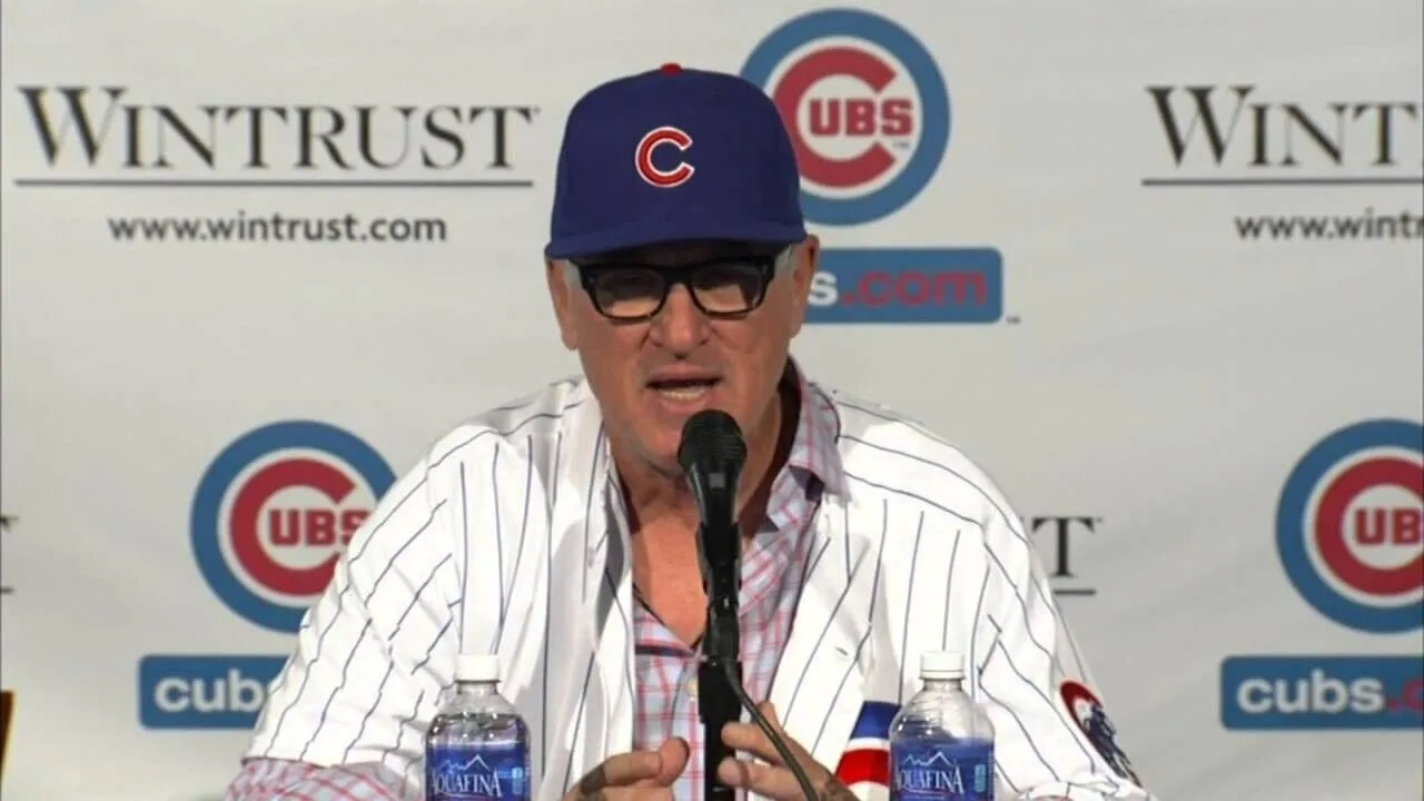 Joe Maddon Signed 2016 Chicago Cubs World Series Baseball (Schwartz Sports) Mgr.