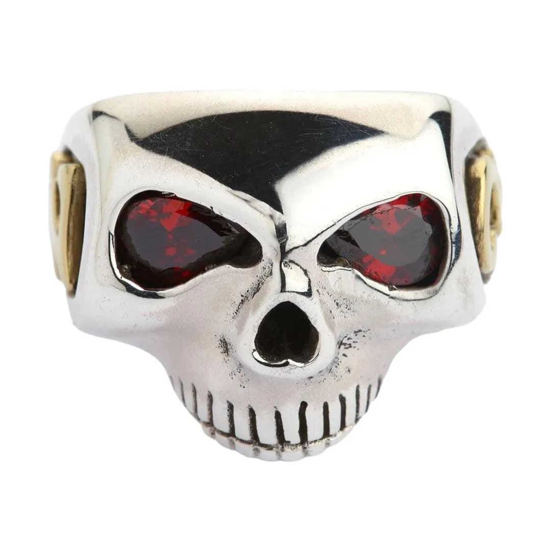 Johnny Depp Sterling Silver Skull Ring
