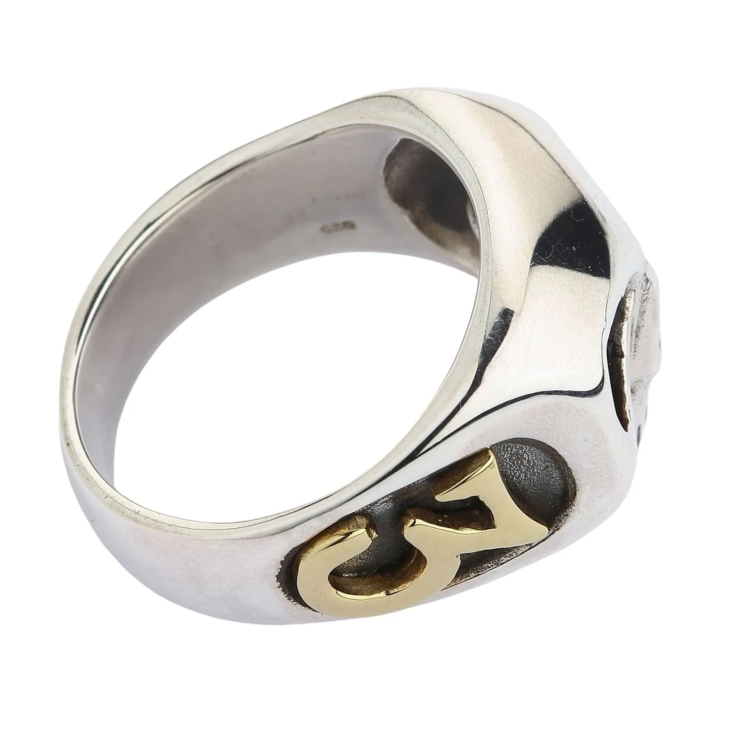 Johnny Depp Sterling Silver Skull Ring