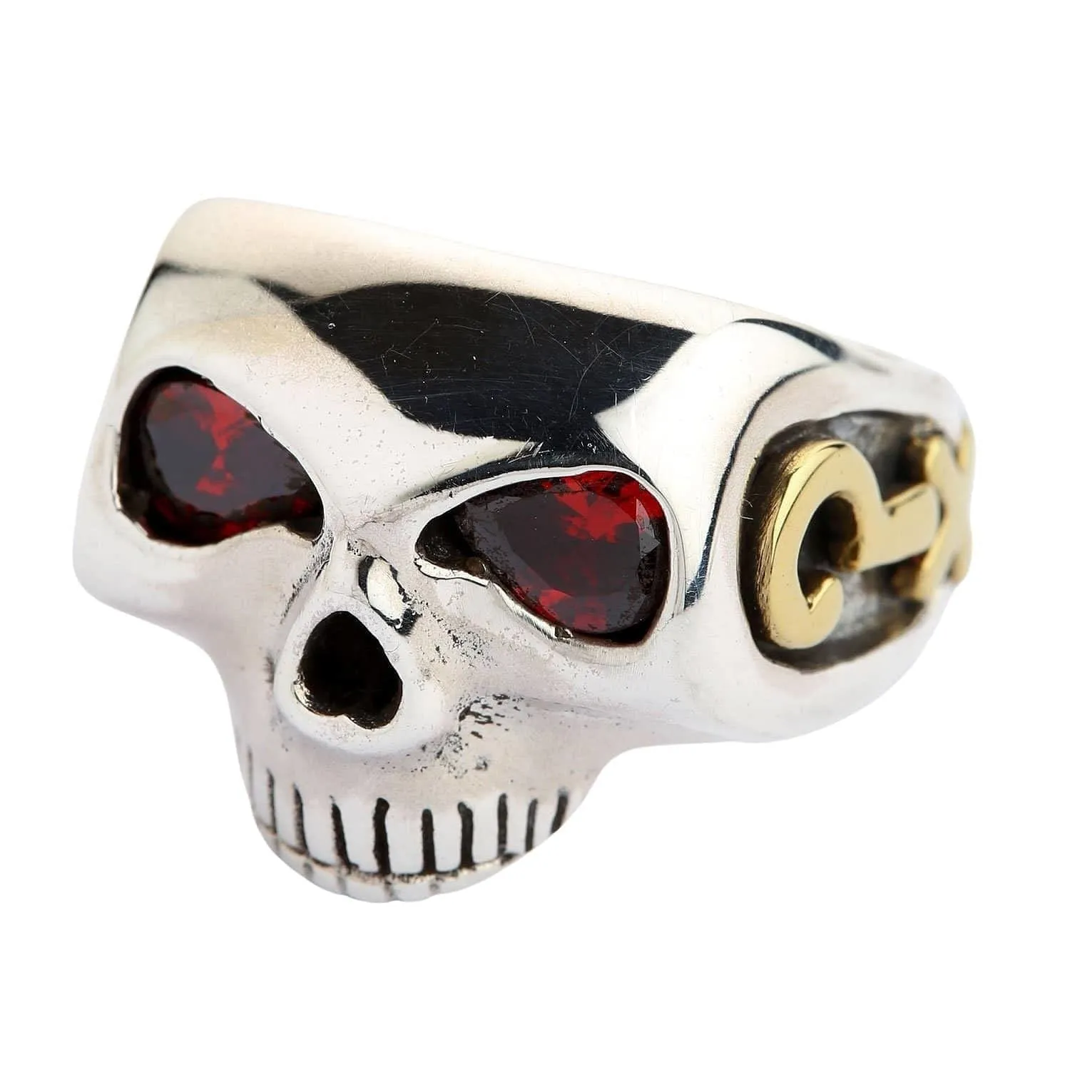 Johnny Depp Sterling Silver Skull Ring