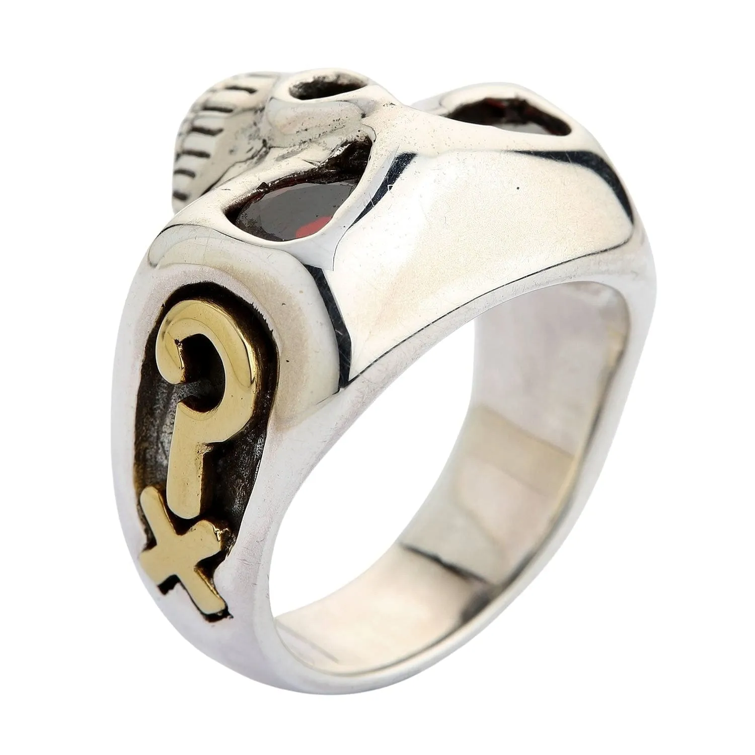 Johnny Depp Sterling Silver Skull Ring