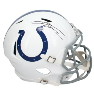 Jonathan Taylor Autographed Indianapolis Colts Full Size Speed Helmet Fanatics
