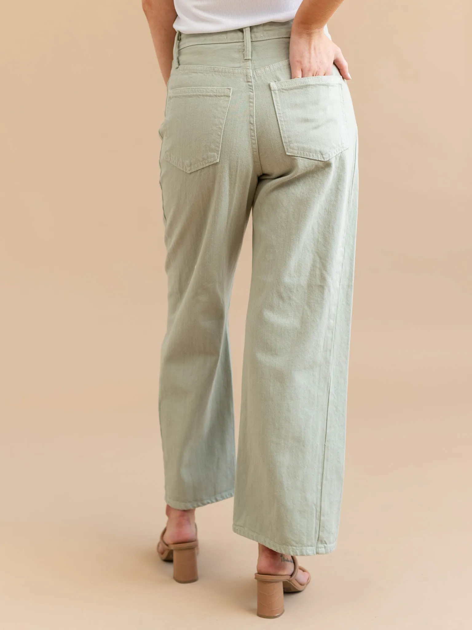 Just Black Eucalyptus Barrel Jean Twist