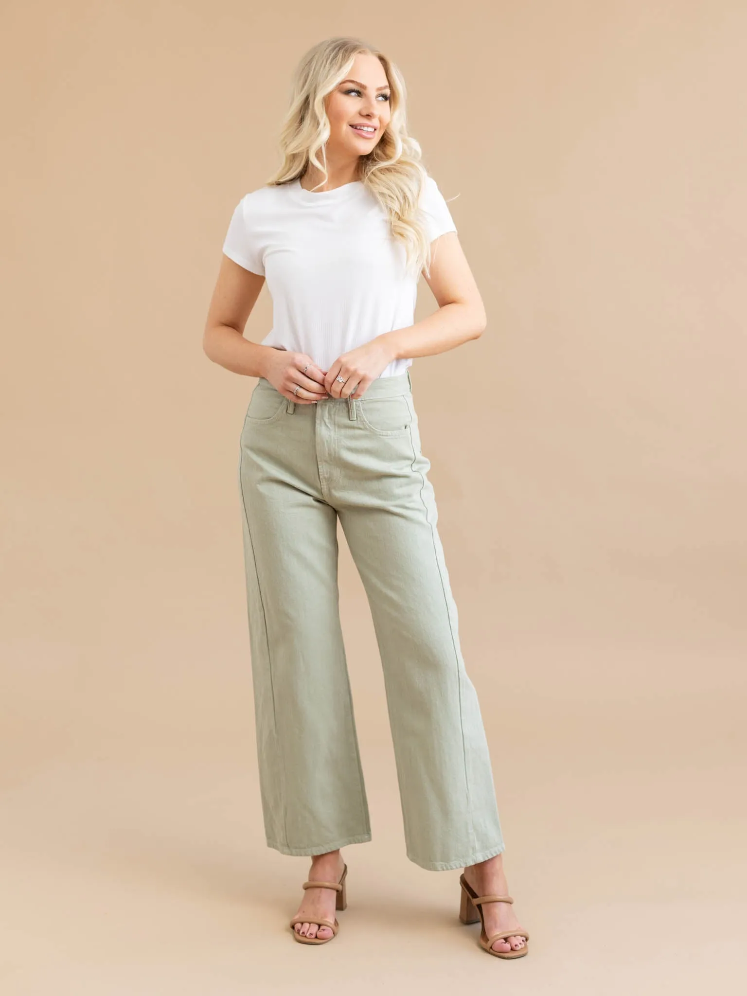 Just Black Eucalyptus Barrel Jean Twist