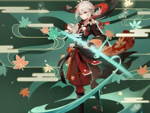 Kazuha Genshin Impact Playmat