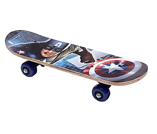 Kid's Pankhudi Skating Board (Multi Color, 24 x 6 inch, Medium, 3-12 Years )