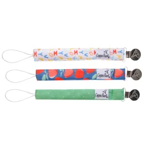 Knit Binky Clip 3 Pack- Teacher