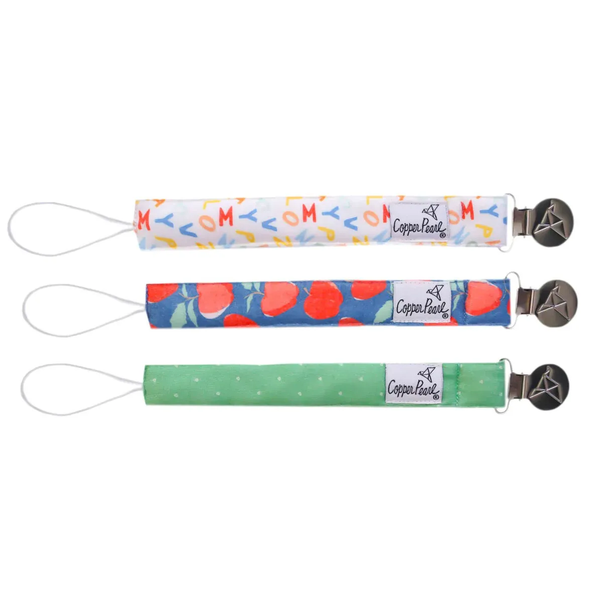 Knit Binky Clip 3 Pack- Teacher