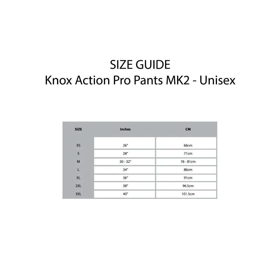 KNOX Action Pro MK2 Armoured Pants - Unisex