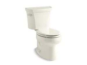 KOHLER K-3978-T Wellworth Two-piece elongated 1.6 gpf toilet with tank cover locks