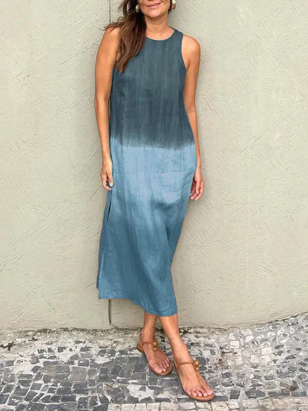 Lake | Casual Gradient Dress